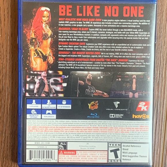 WWE W2K18 Deluxe Edition PS4 PlayStation 4 Video - Picture 6 of 8